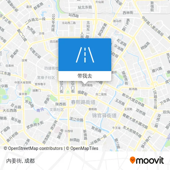 内姜街地图