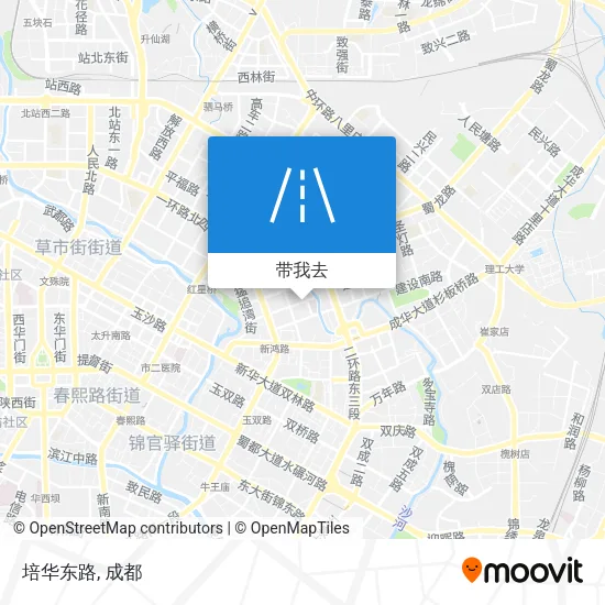 培华东路地图