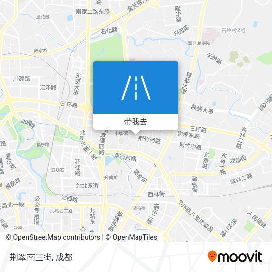荆翠南三街地图