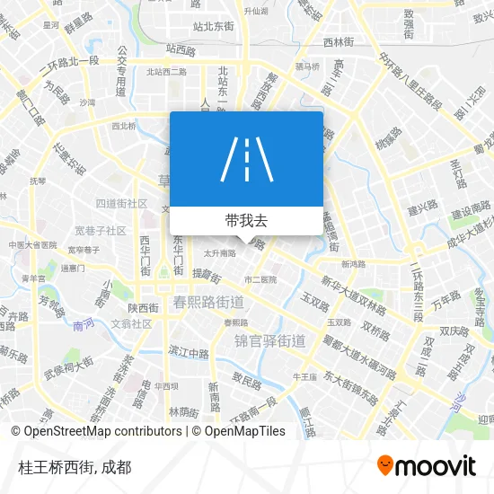 桂王桥西街地图