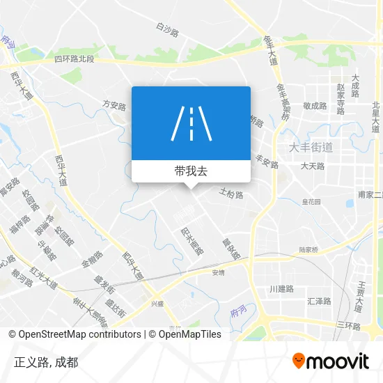 正义路地图