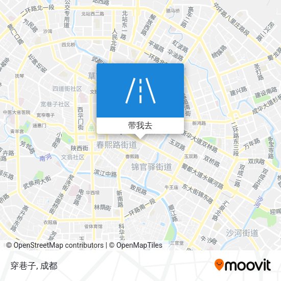 穿巷子地图