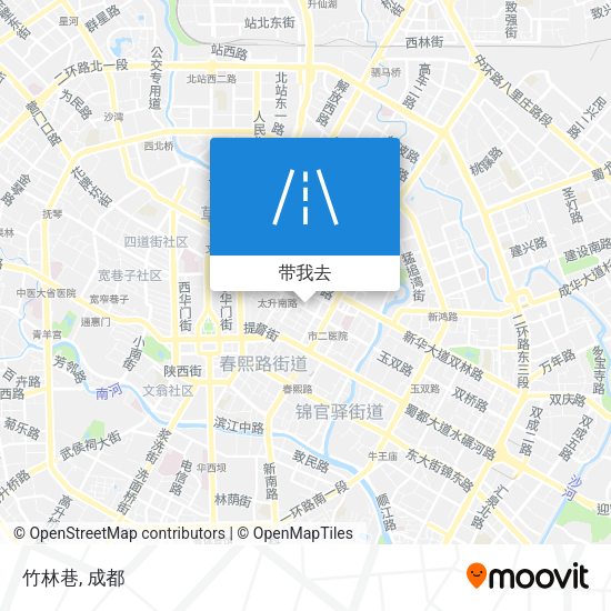 竹林巷地图