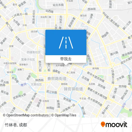 竹林巷地图