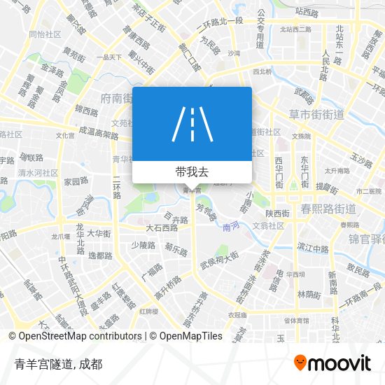 青羊宫隧道地图