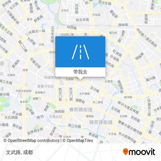 文武路地图