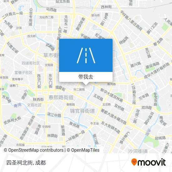 四圣祠北街地图