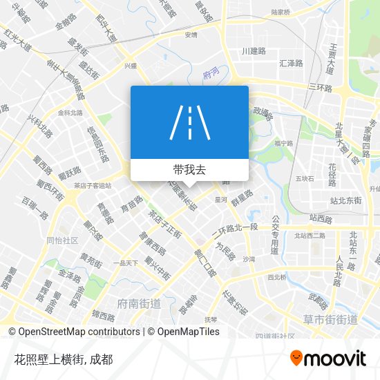 花照壁上横街地图