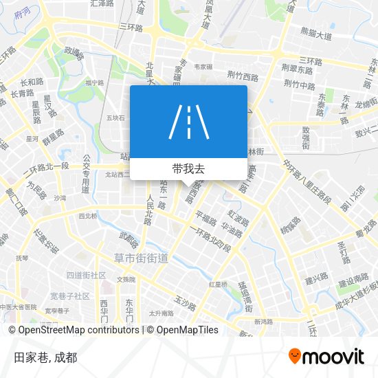 田家巷地图