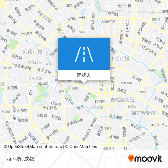 西胜街地图