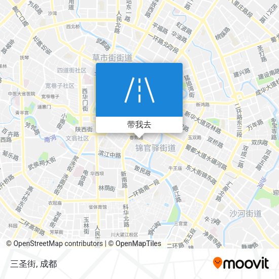 三圣街地图