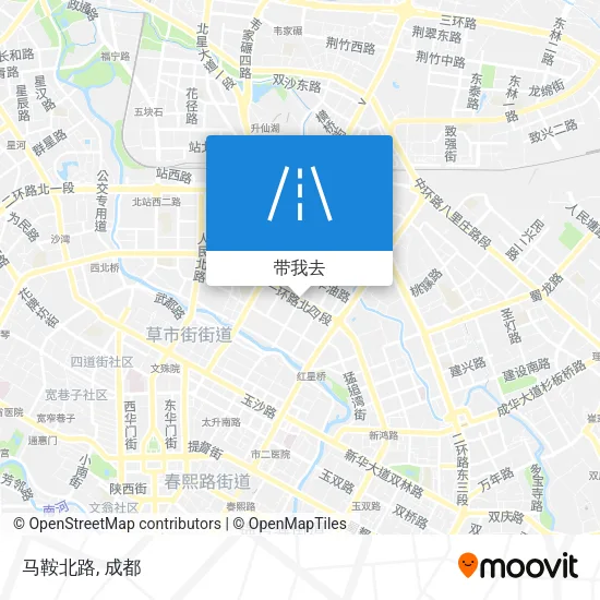 马鞍北路地图