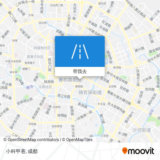小科甲巷地图
