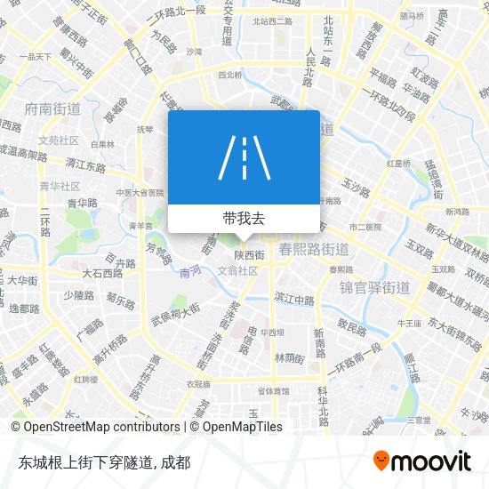 东城根上街下穿隧道地图