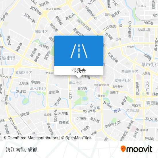 清江南街地图