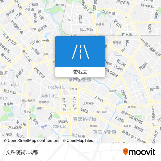 文殊院街地图