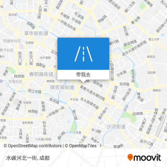 水碾河北一街地图