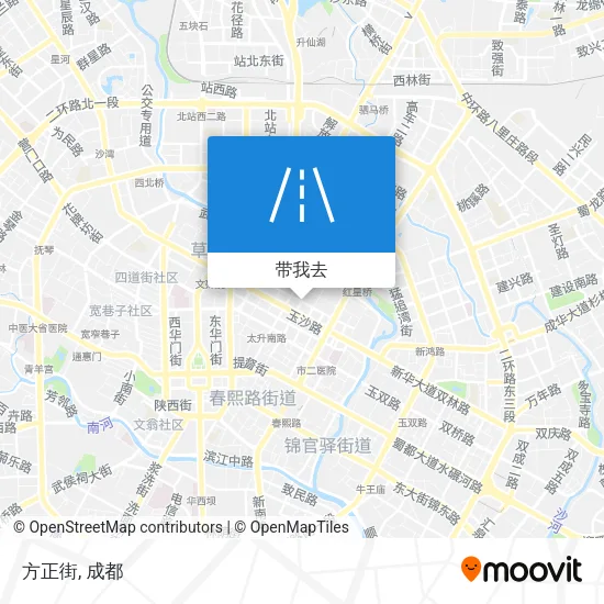 方正街地图