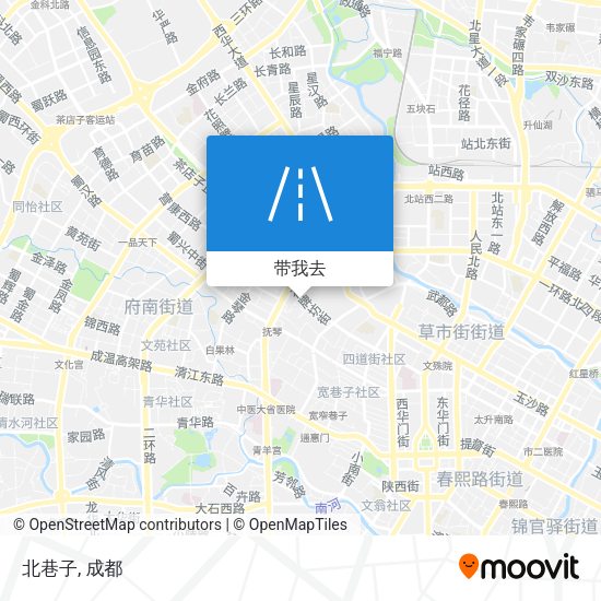 北巷子地图