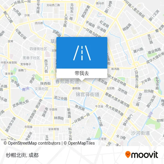 纱帽北街地图