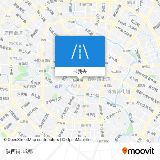陕西街地图