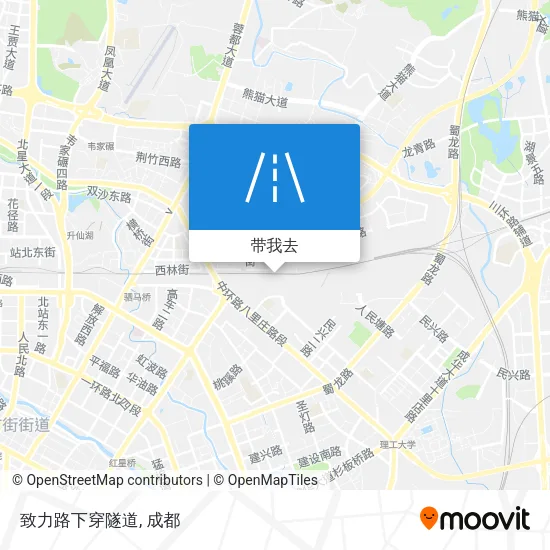 致力路下穿隧道地图