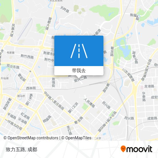 致力五路地图