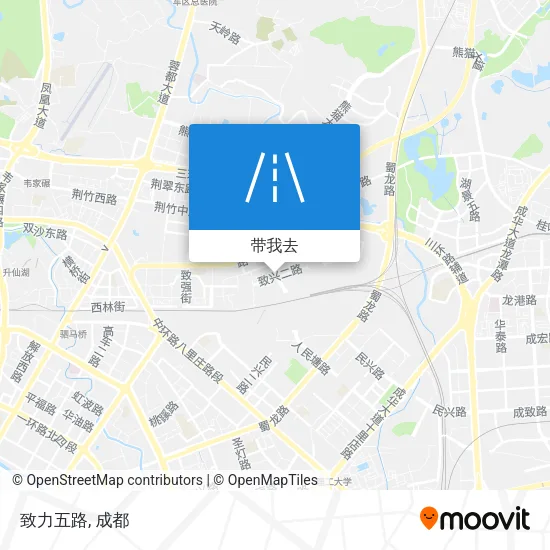 致力五路地图