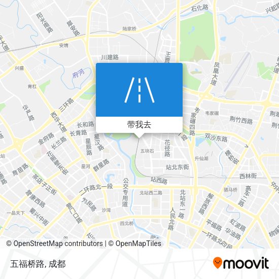 五福桥路地图