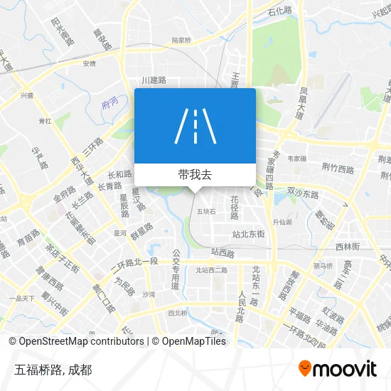 五福桥路地图