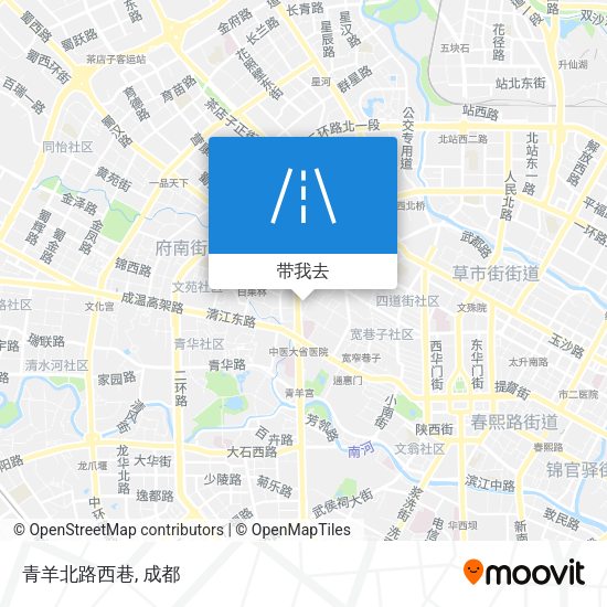 青羊北路西巷地图