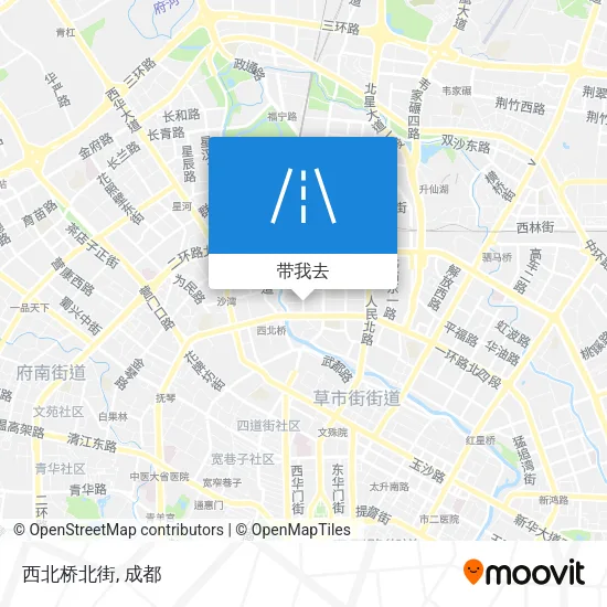 西北桥北街地图