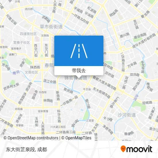 东大街芷泉段地图