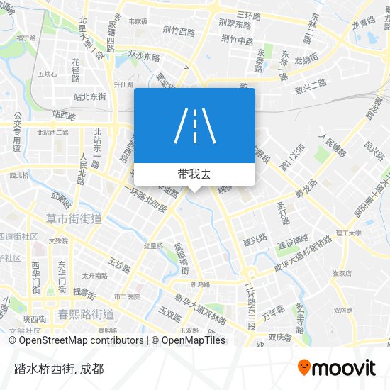 踏水桥西街地图