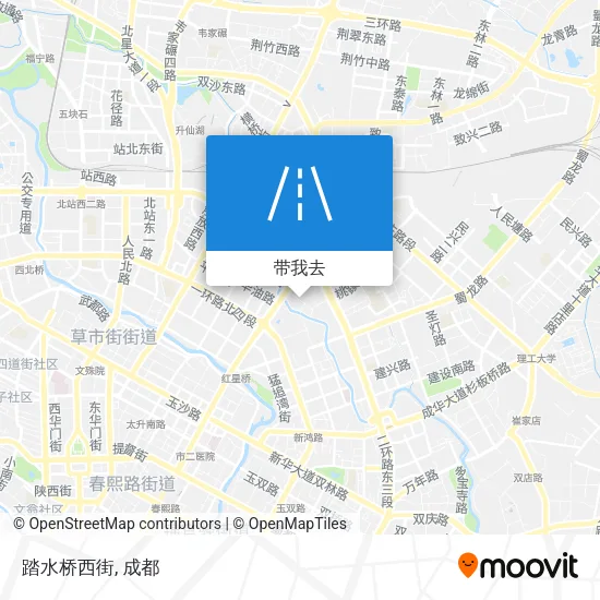 踏水桥西街地图