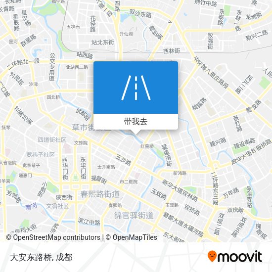 大安东路桥地图