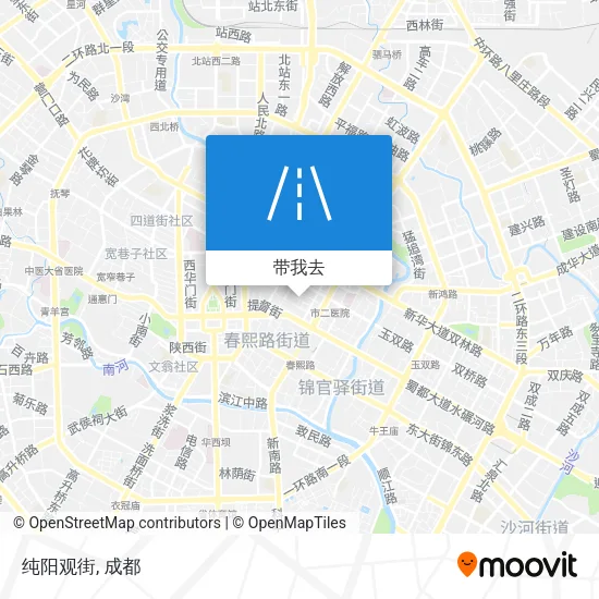 纯阳观街地图