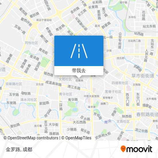 金罗路地图