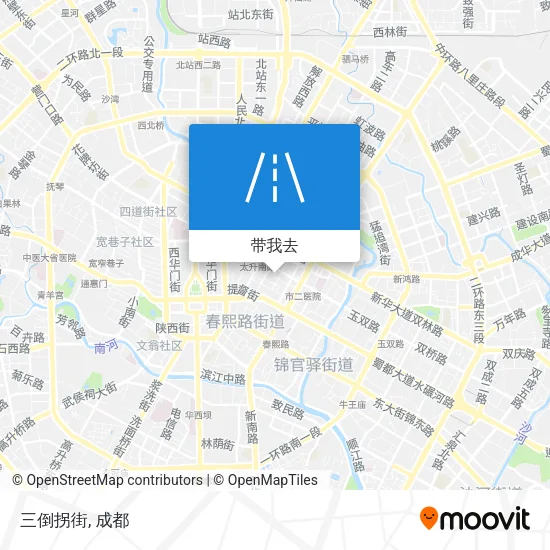 三倒拐街地图
