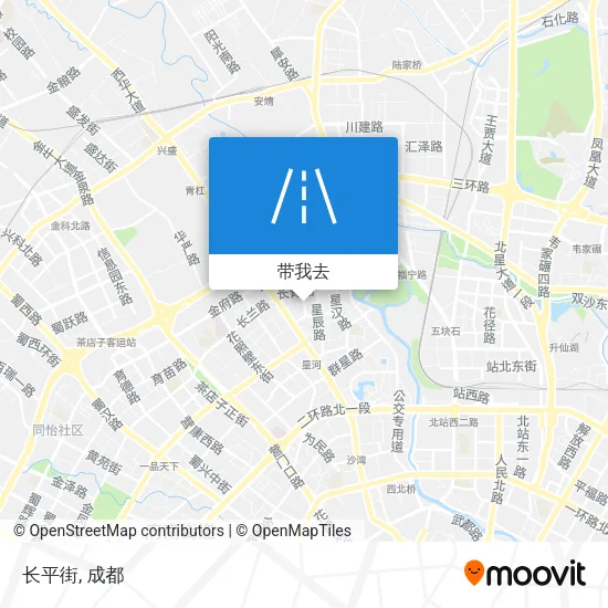 长平街地图