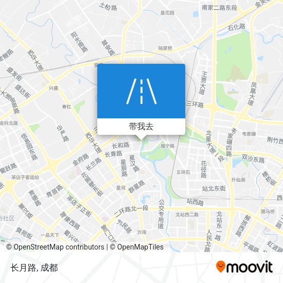 长月路地图
