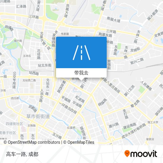 高车一路地图