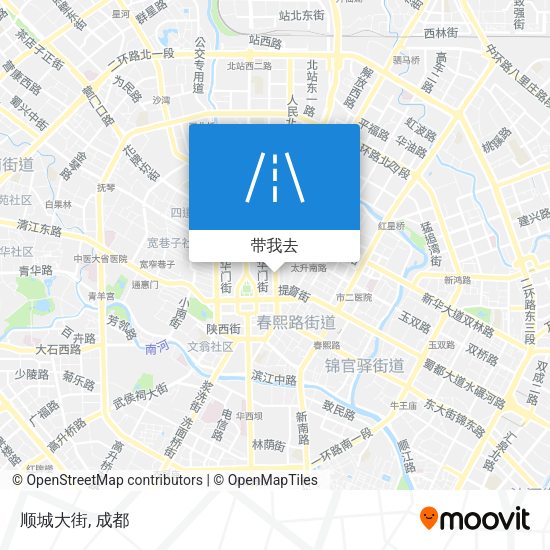 顺城大街地图