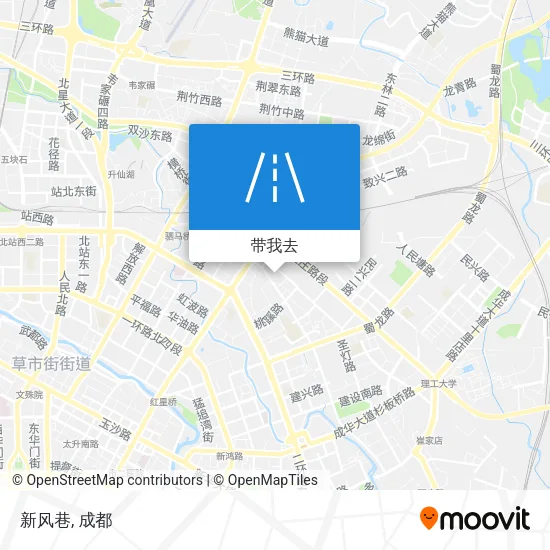 新风巷地图