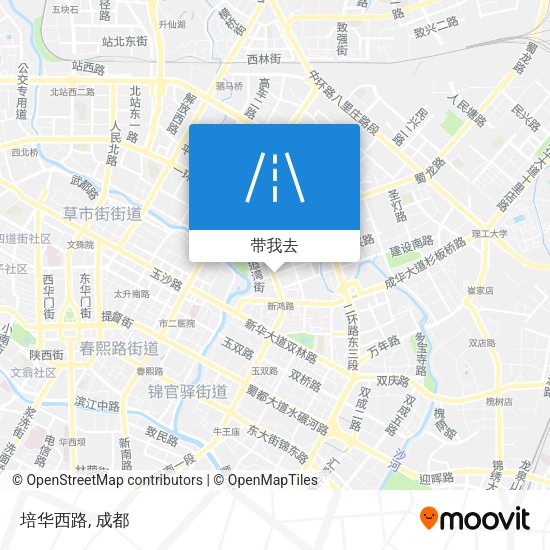 培华西路地图