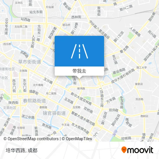 培华西路地图