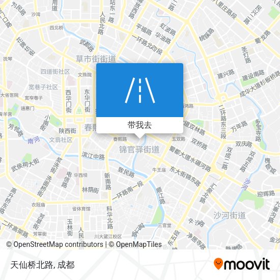 天仙桥北路地图
