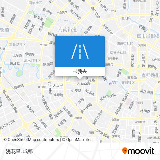 浣花里地图