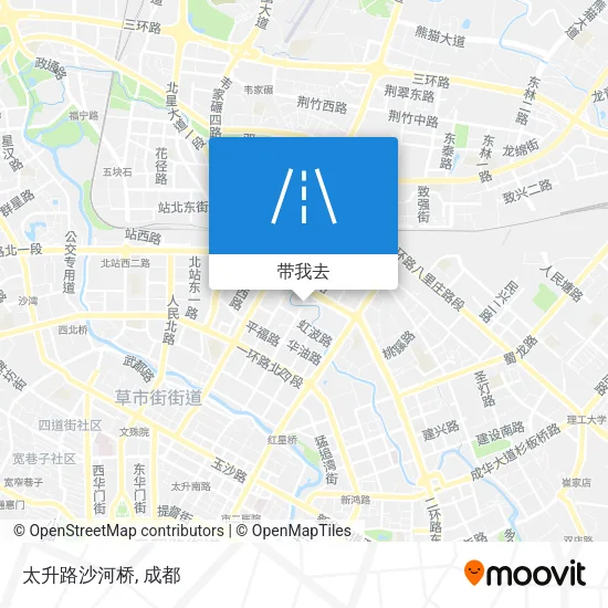 太升路沙河桥地图
