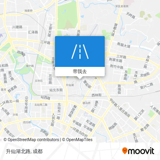 升仙湖北路地图
